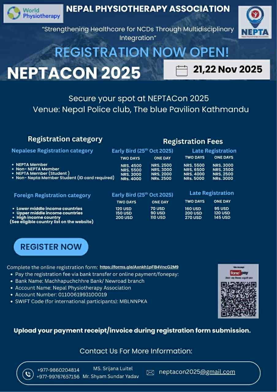Registration Details for Neptacon 2025